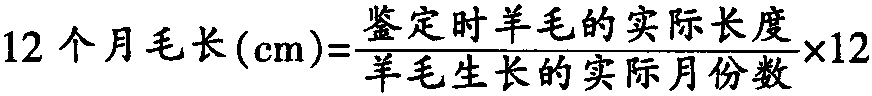 三、半細毛羊個體鑒定項目及記錄符號